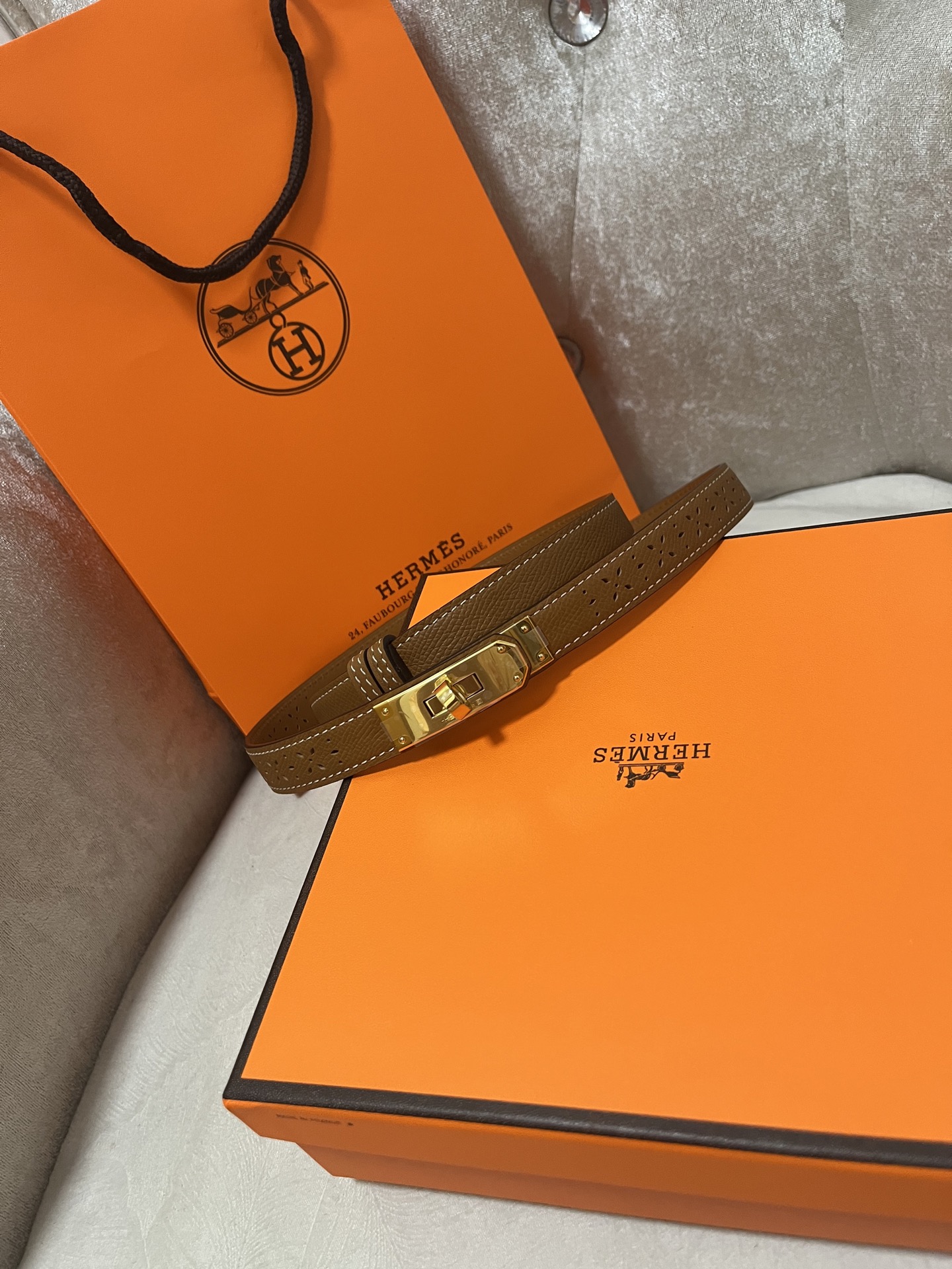 Ceinture Hermès Kelly pour femme - luxuryevafr