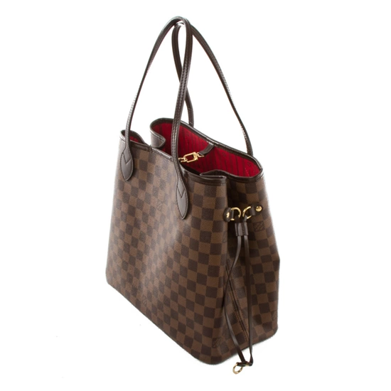 Louis Vuitton N51105 Neverfull MM Sac à bandoulière Damier Ebene Toile - luxuryevafr