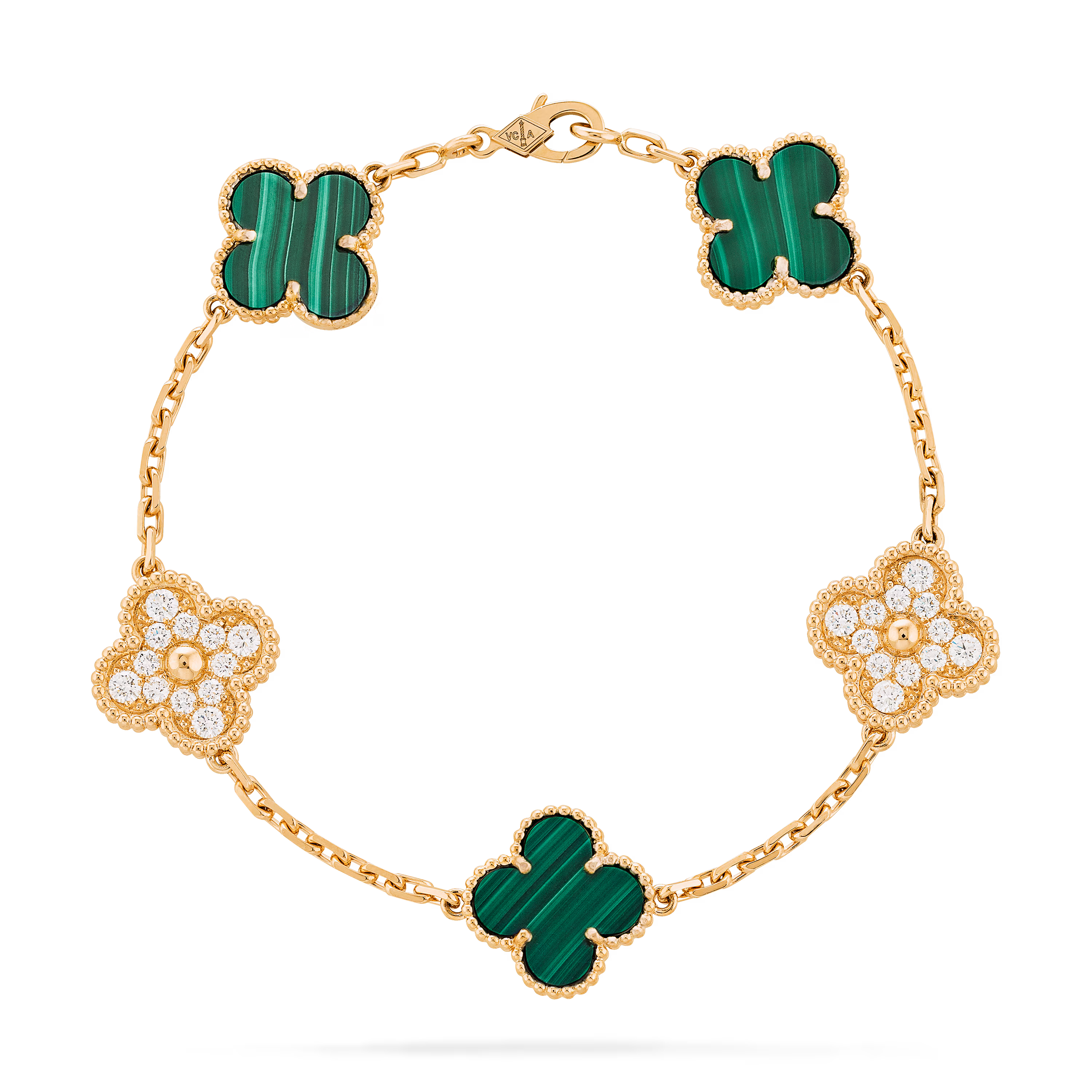 Bracelet Alhambra vintage, 5 motifs - luxuryevafr