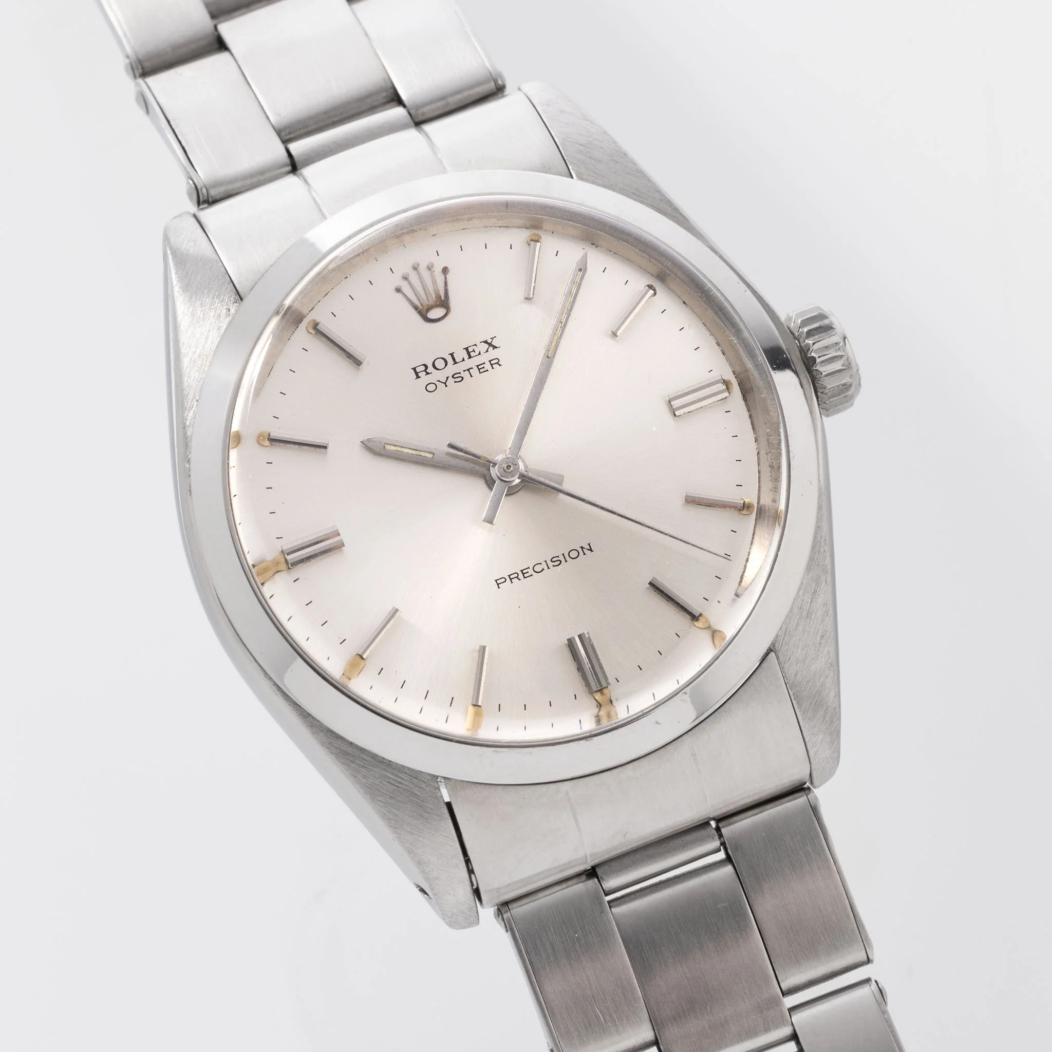 Rolex Oyster Precision 6426 — Montre Vintage Argenté - luxuryevafr