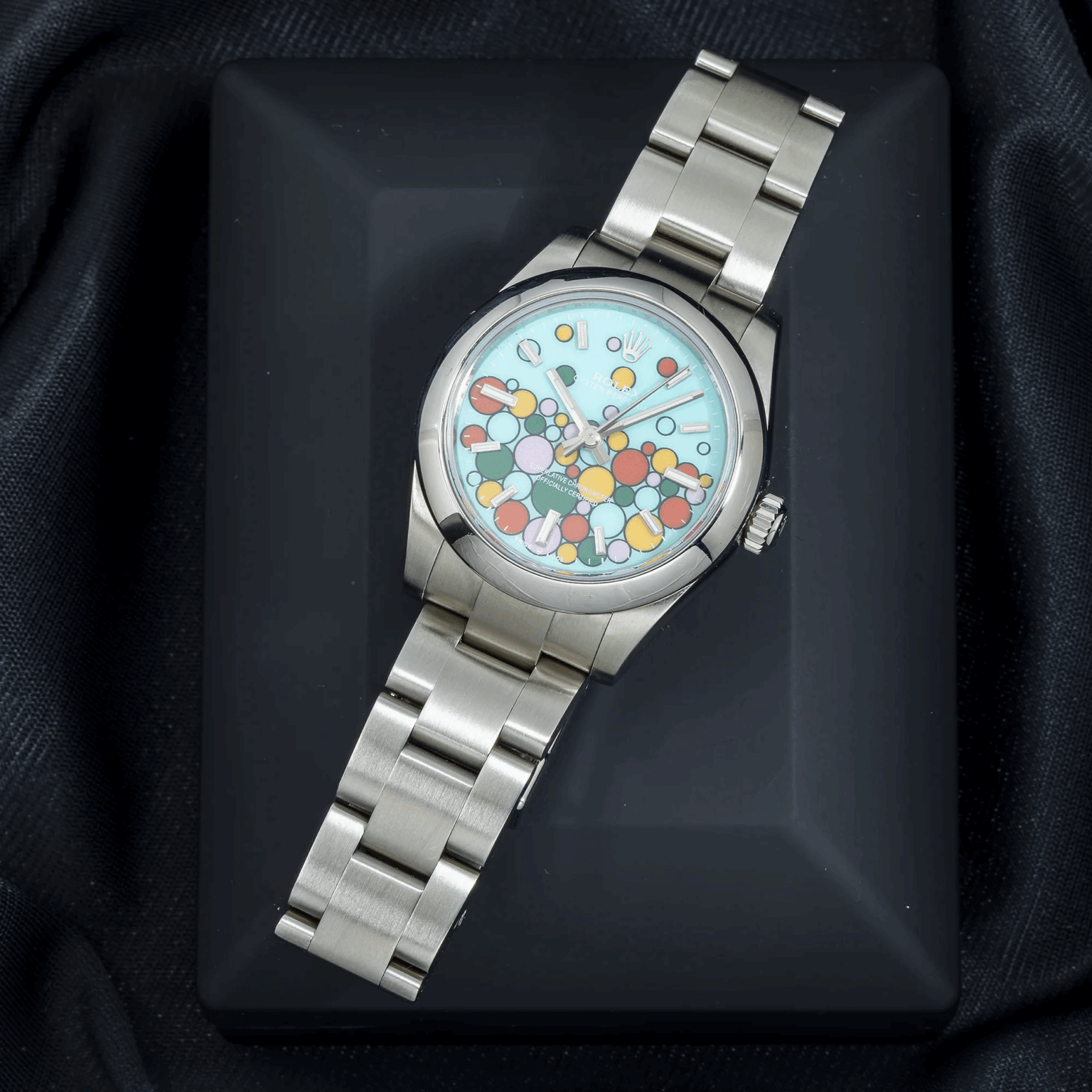 Rolex Oyster Perpetual 31 Turquoise Celebration – Acier - luxuryevafr