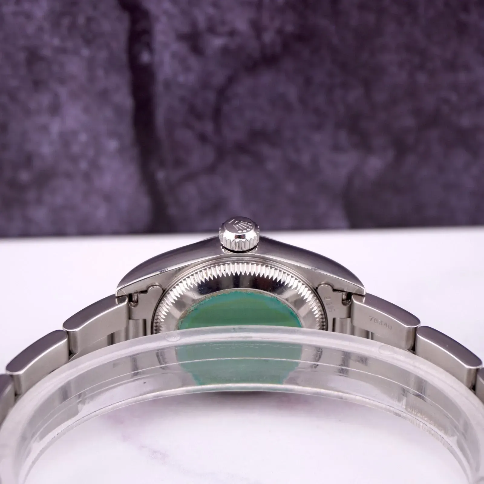 Rolex Oyster Perpetual Vert 25mm – Acier - luxuryevafr