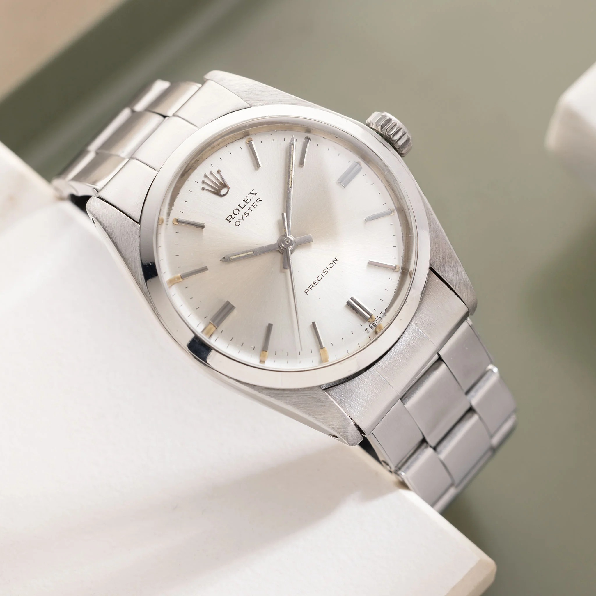 Rolex Oyster Precision 6426 — Montre Vintage Argenté - luxuryevafr