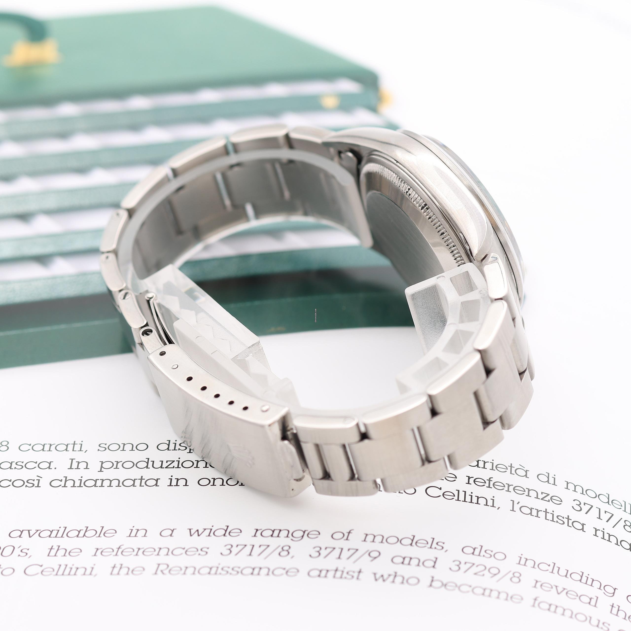 Rolex Oyster Date 34 — Cadran bleu élégant - luxuryevafr