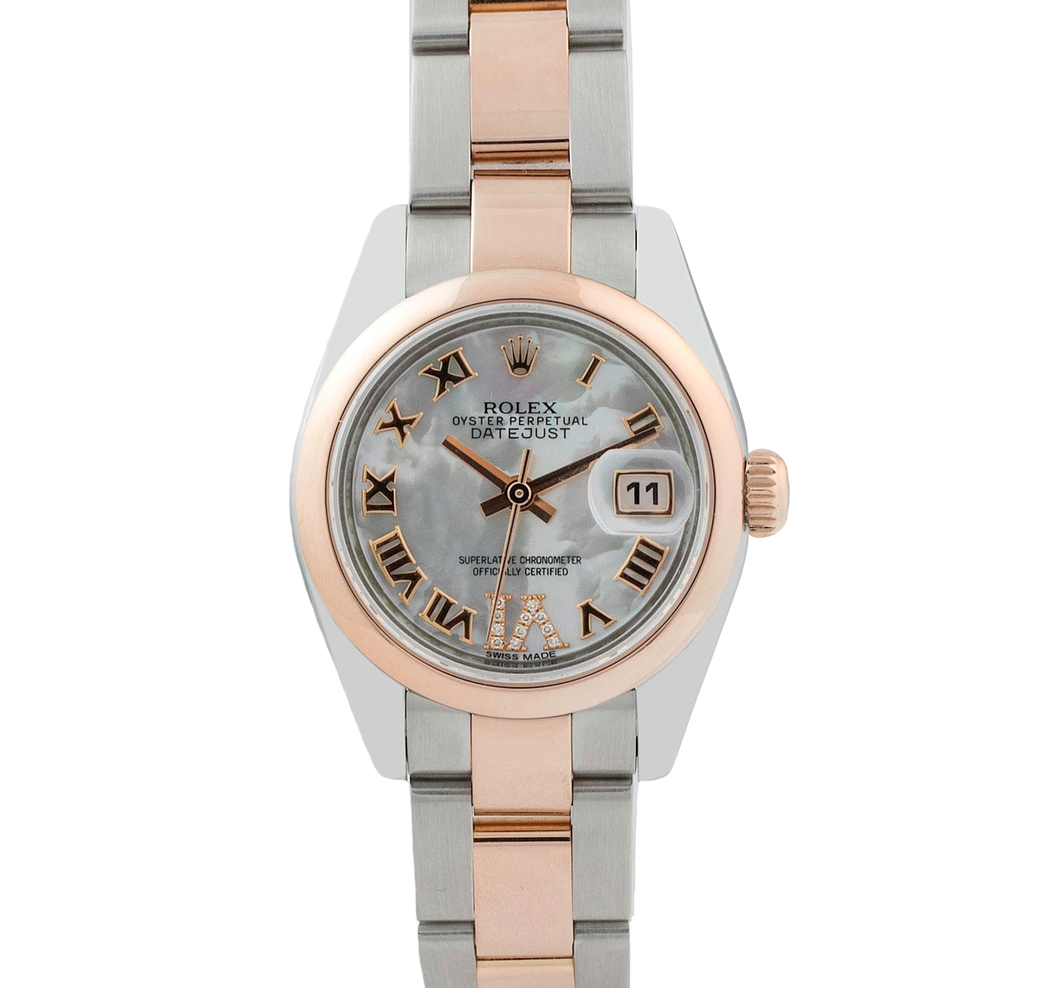 Rolex Lady-Datejust 26 Acier & Or Nacre - luxuryevafr