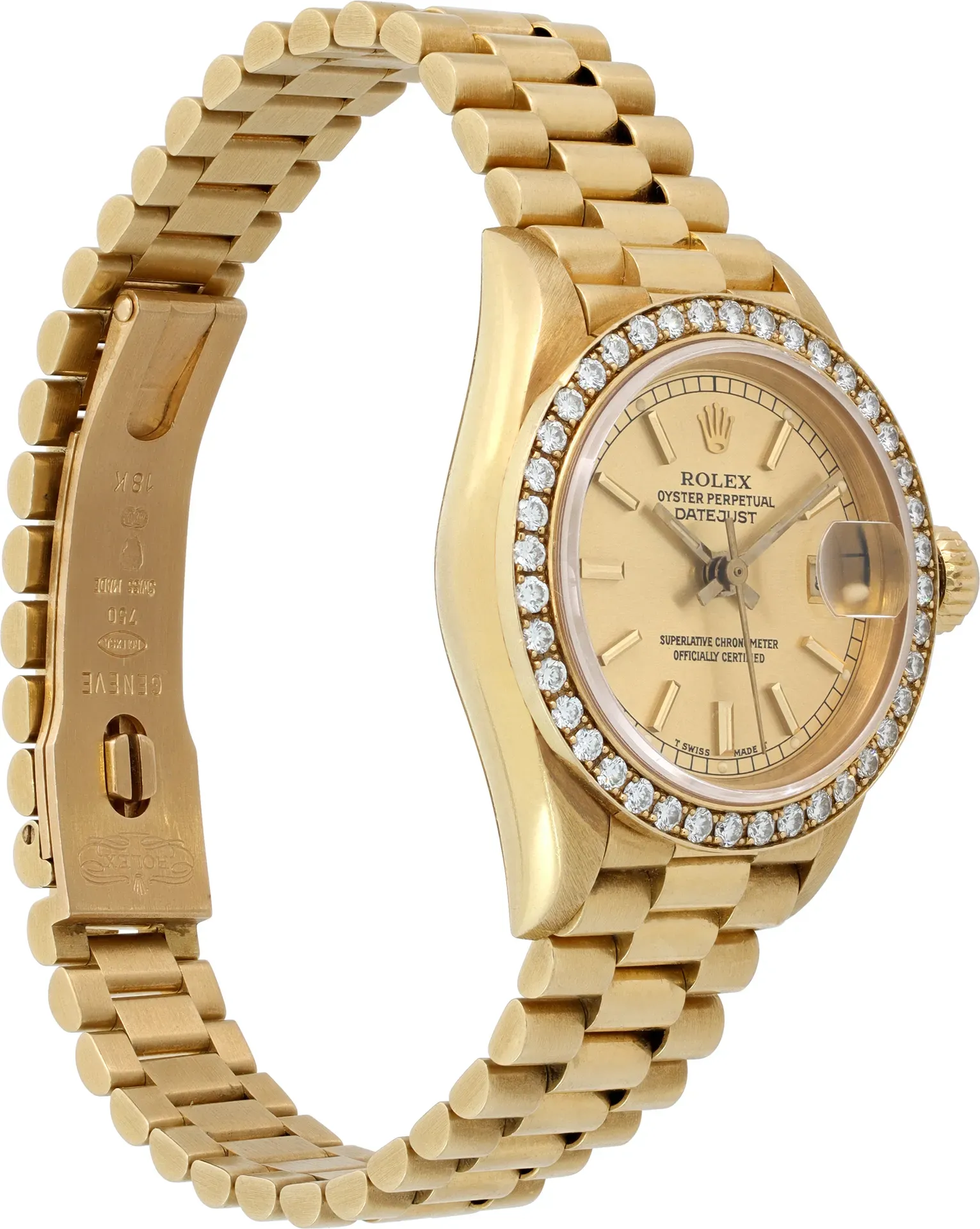 Rolex Lady-Datejust 26 Or Jaune Complet - luxuryevafr