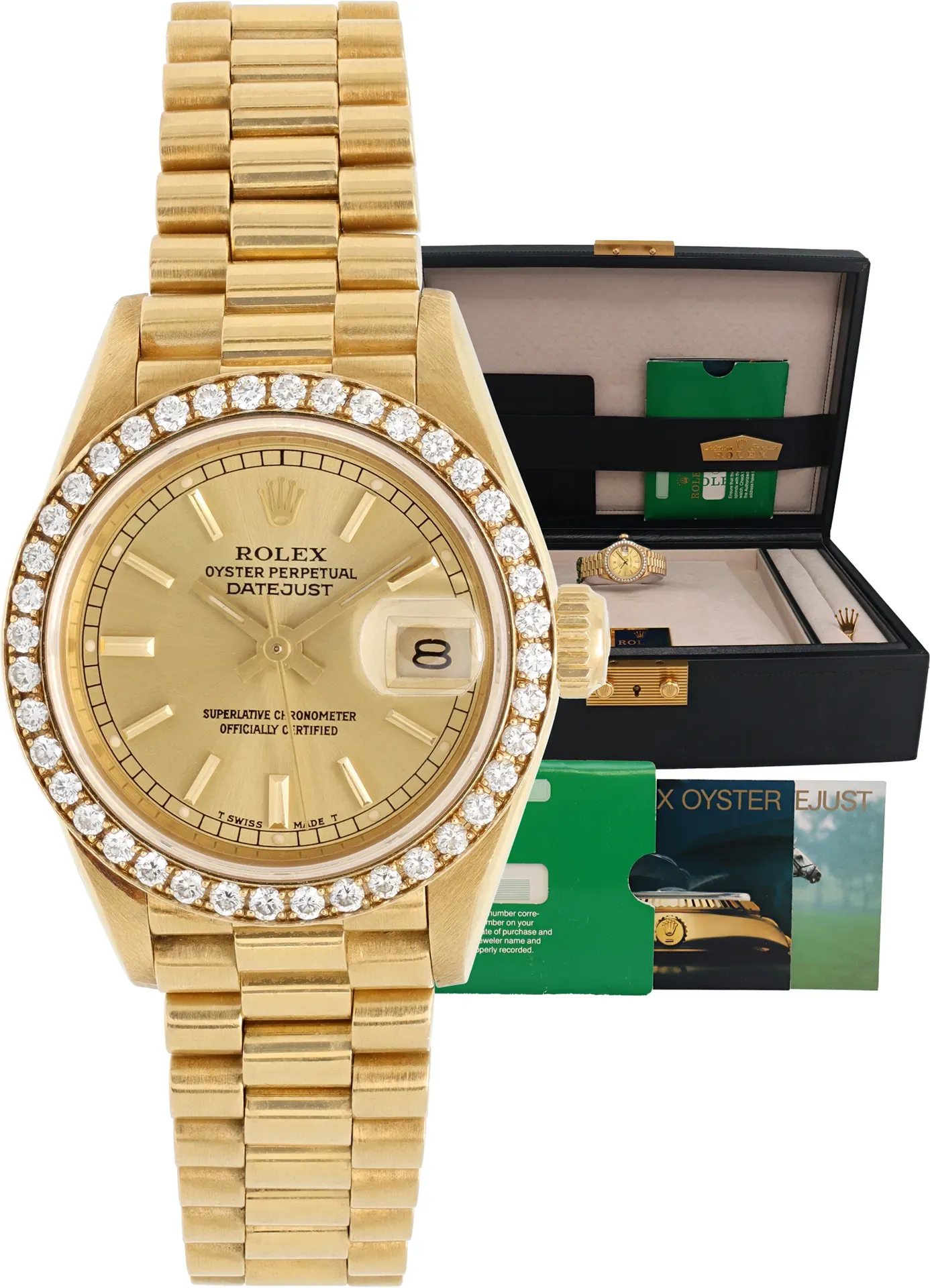 Rolex Lady-Datejust 26 Or Jaune Complet - luxuryevafr