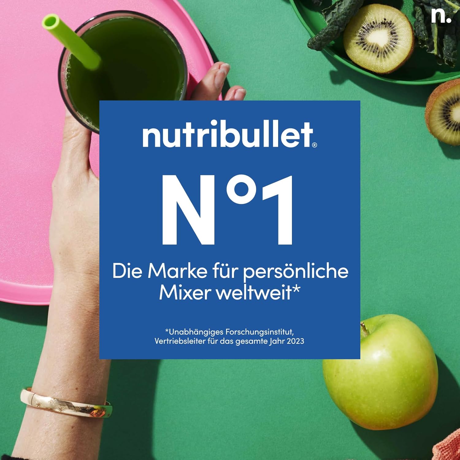 Nutribullet Pro 1200, Elektrischer Mixer, Zerkleinerer, Smoothie Mixer, Multifunktionsmixer, 1200w Leistung, 700ml und 900ml Glser, schwarz, NB120MB