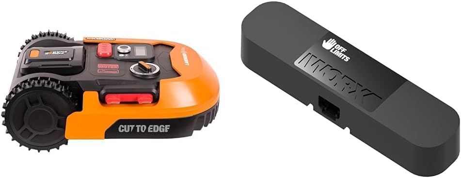 WORX Landroid M WR141E Mhroboter/Akkurasenmher für kleine Grten bis 500 qm/Selbstfahrender Rasenmher für einen sauberen Rasenschnitt, Bunt