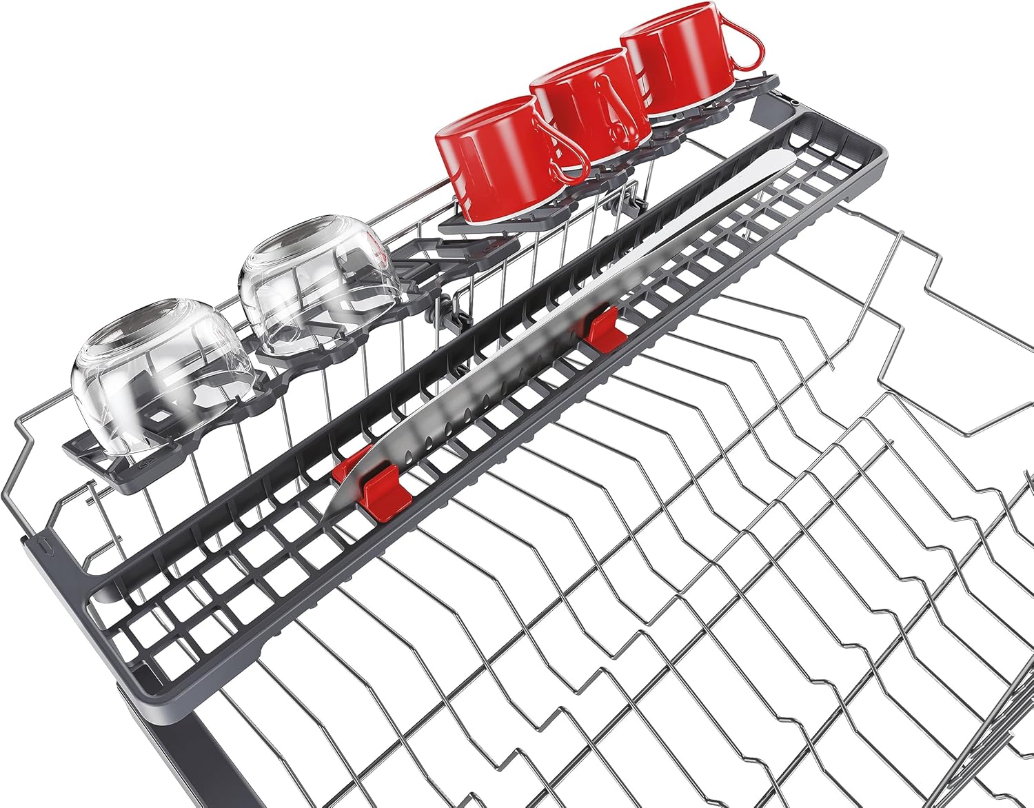 Hoover HF 4C6F0PW Geschirrspüler; 14 Maßgedecke; Freistehend, 60 cm breit; Energieeffizienzklasse C; Smarte Bedienung mit WiFi + Bluetooth-Technologie