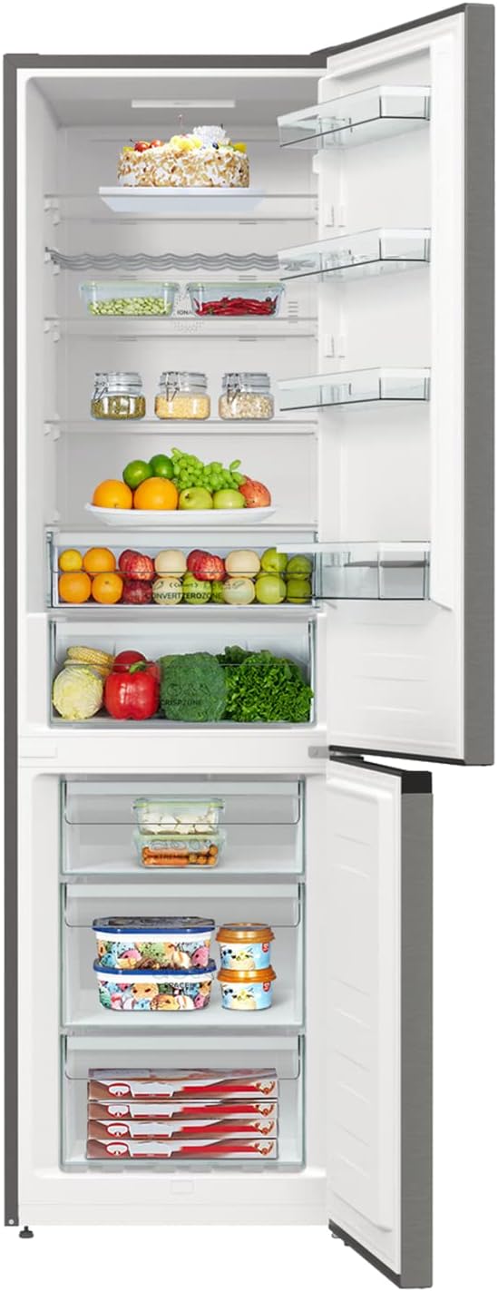 Gorenje N 619EAW4 Kühl-Gefrier-Kombination / LED Display / 186 cm / 300 l / NoFrostPLus / Gemüsefach mit Feuchteregler / FastFreeze / weiß