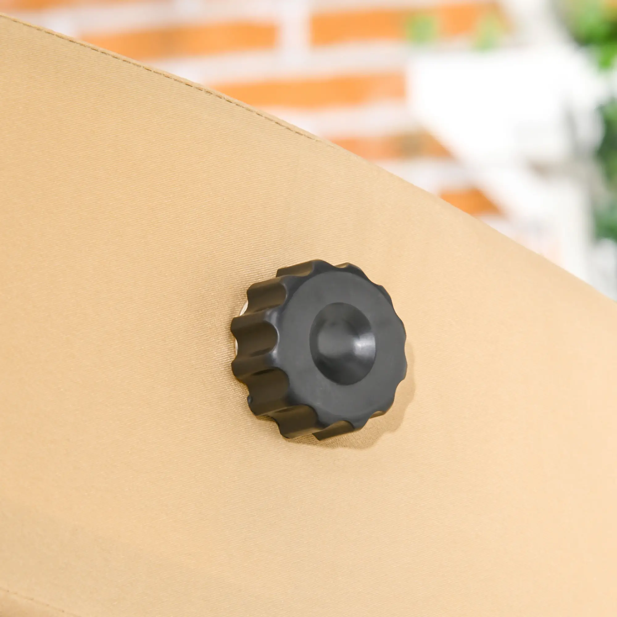 Outsunny Hollywoodschaukel 2-Sitzer mit verstellbarem Sonnendach