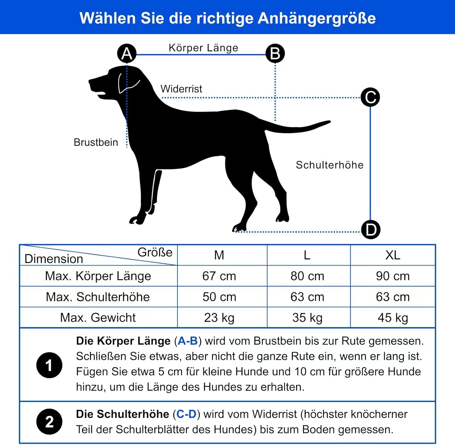 Doggyhut S-Line XL Hundeanhänger & Hundebuggy mit Federung 2 in 1 Hunde Fahrradanhänger Jogger gefedert bis 45 kg