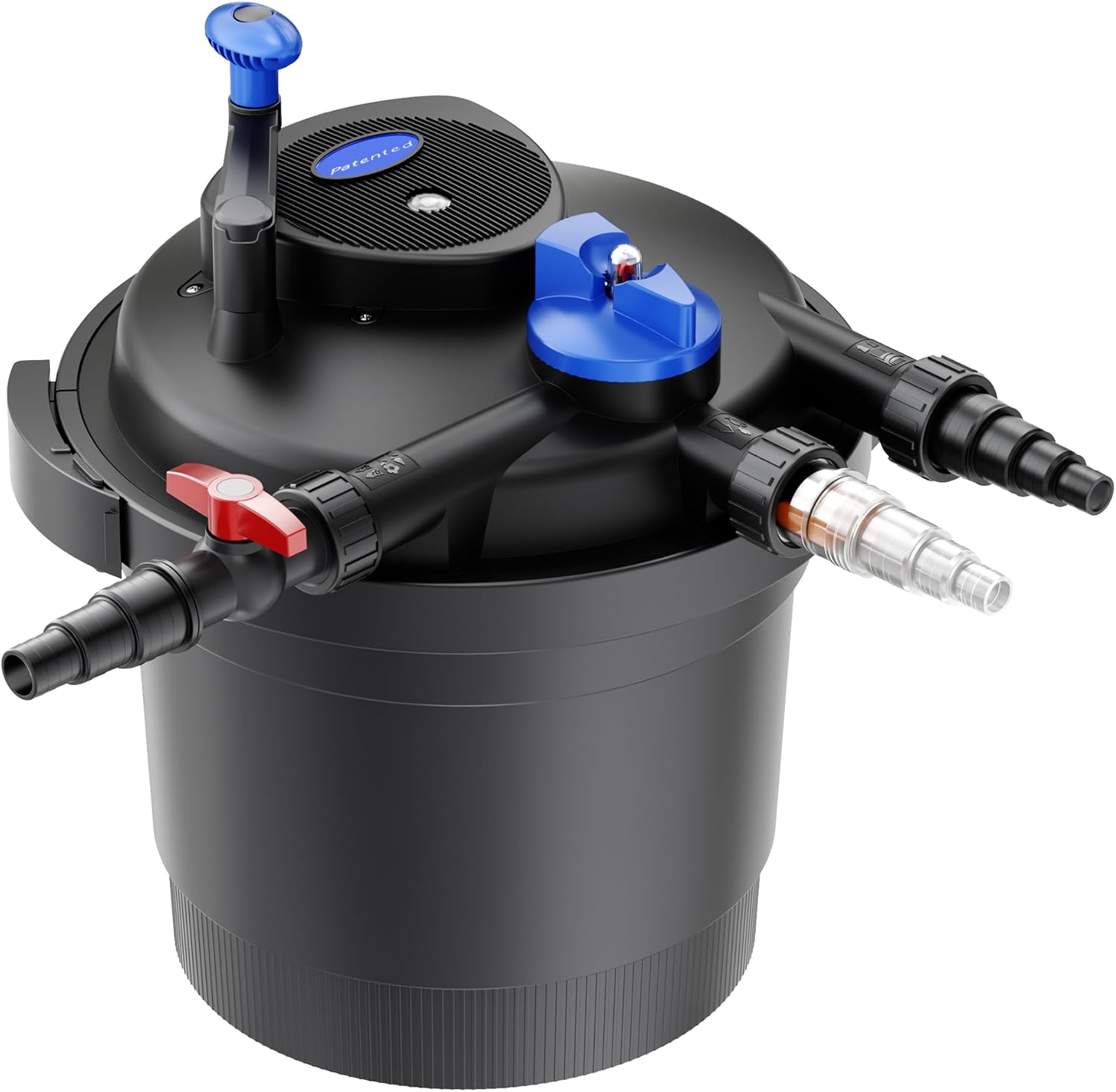 SunSun CPF-15000 Druckteichfilter 10.000 l/h / 18 W UVC Einheit, Teichdruckfilter für Teiche bis 30.000 Liter, Teichklärer, Filteranlage