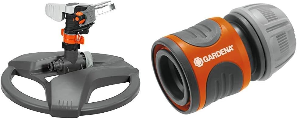 Gardena Comfort Vielflchenregner AquaContour Automatic: Flchenbewsserung für die individuelle Bewsserung nahezu jeder Gartenkontur, einfache Programmierung, Reichweite 2,5-10,5 m (8133-20)