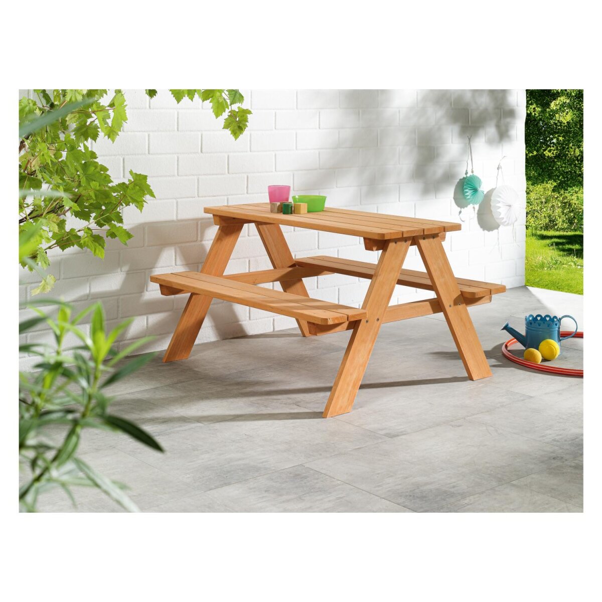 LIVARNO home Kinder-Sitzgarnitur, für den Außenbereich geeignet - B-Ware neuwertig