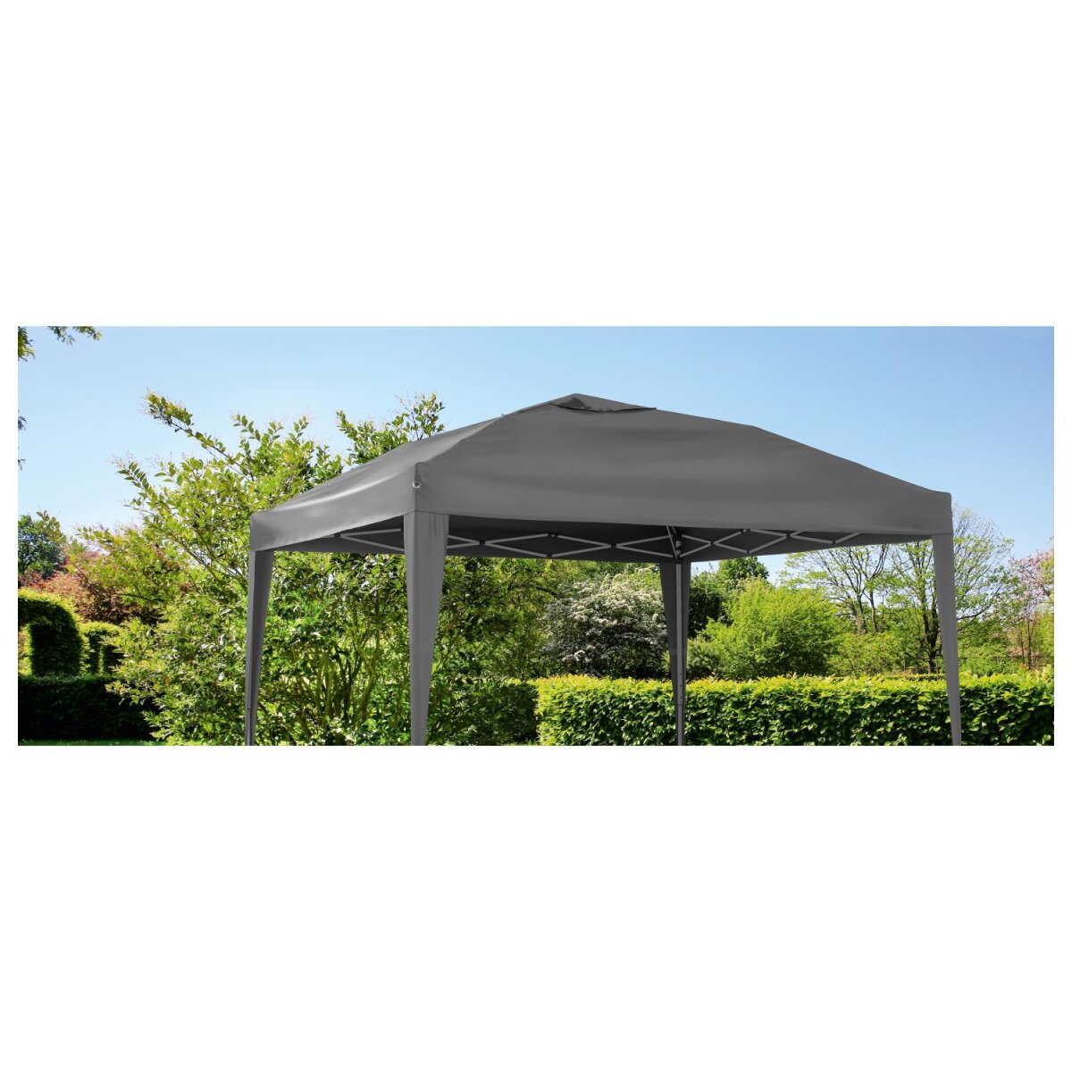 LIVARNO home Faltpavillon, mit 2 Wänden, grau - B-Ware sehr gut