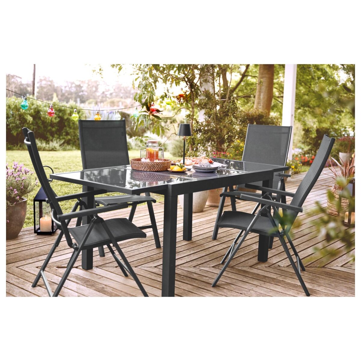 LIVARNO home Alu-Hochlehner »Houston«, 2 Stück, grau - B-Ware sehr gut