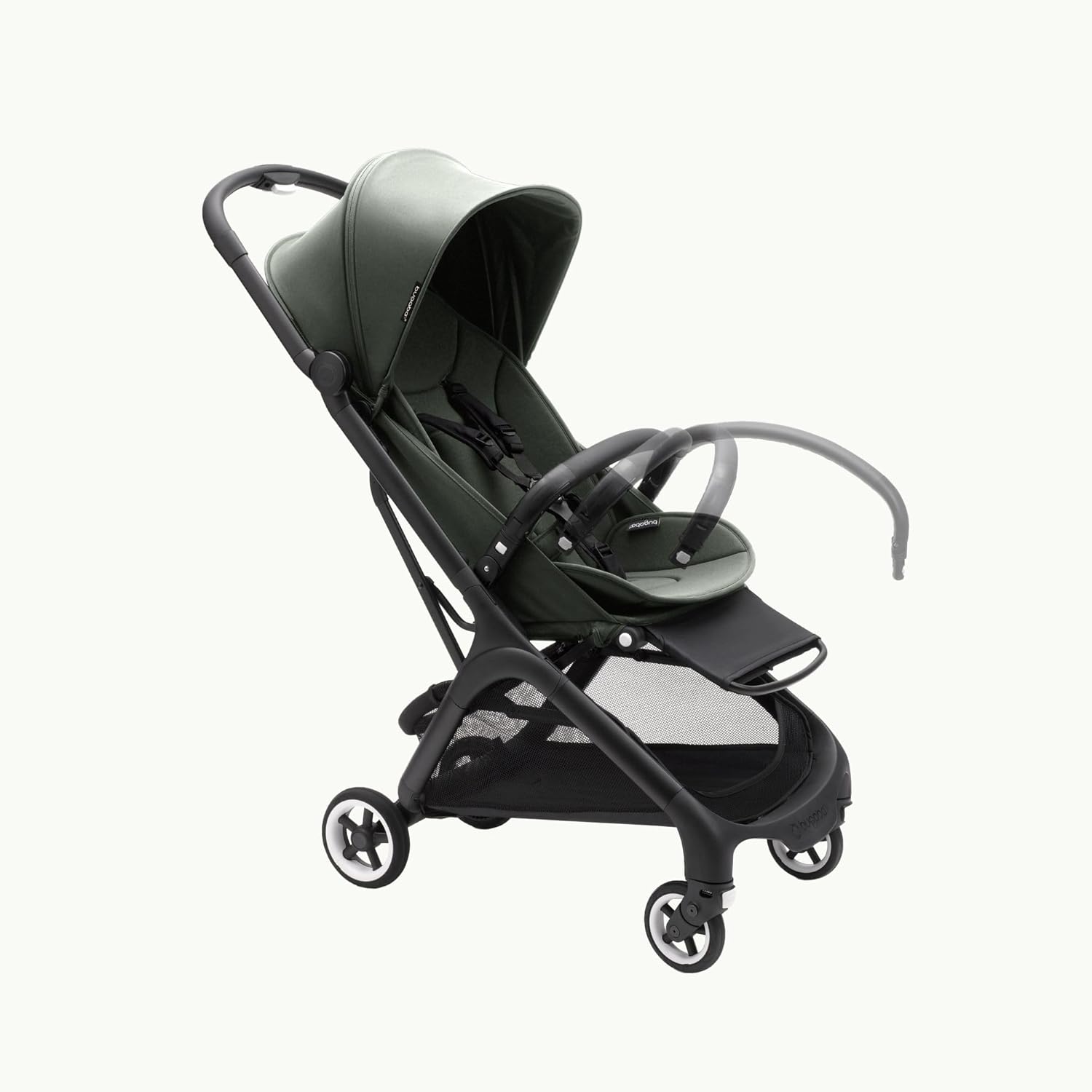 Bugaboo Butterfly ultrakompakter Reise-Kinderwagen, klein & leicht, einhändig faltbar und einfach zu lenken, ergonomischer City-Buggy für Babys ab 6 Monaten, mit viel Stauraum, Stormy Blue