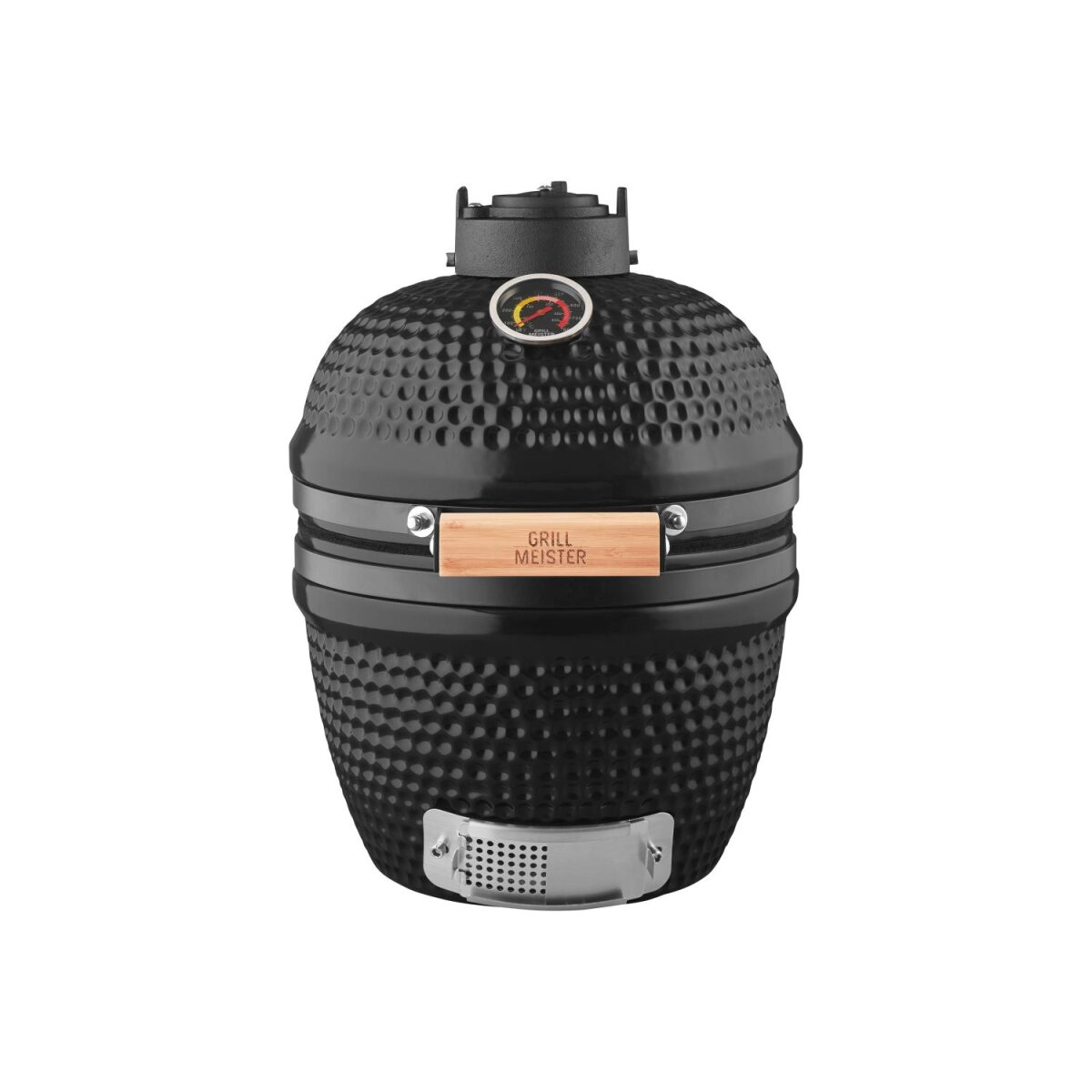 GRILLMEISTER Mini-Keramikgrill, für Holzkohle, schwarz - B-Ware neuwertig