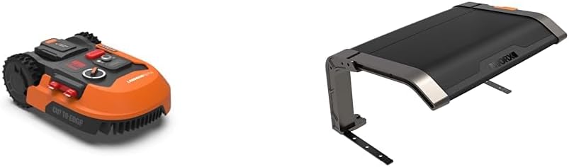 WORX Landroid M WR141E Mhroboter/Akkurasenmher für kleine Grten bis 500 qm/Selbstfahrender Rasenmher für einen sauberen Rasenschnitt, Bunt