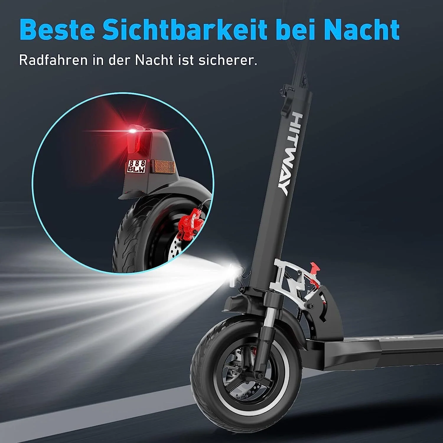HITWAY H5-HB24ABE E-Scooter ohne Sitz – ABE zertifiziert