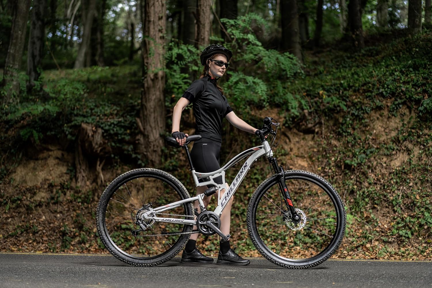 Chillaxx Bike Falcon Premium Mountainbike in 24,26,27.5 und 29 Zoll - Fahrrad für Jungen, Mädchen, Damen und Herren - Scheibenbremse- 21 Gang-Schaltung - Vollfederung