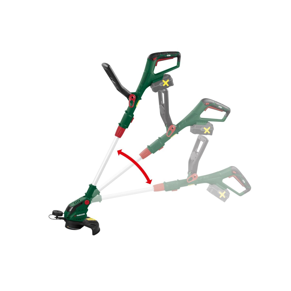 PARKSIDE® »PRTA 20-Li C3« 20 V Akku-Rasentrimmer, ohne Akku und Ladegerät - B-Ware sehr gut