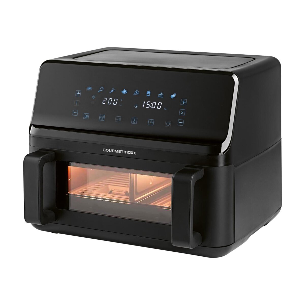GOURMETmaxx Variokammer-Heißluftfritteuse 15443, 9l 2700W digital - B-Ware sehr gut