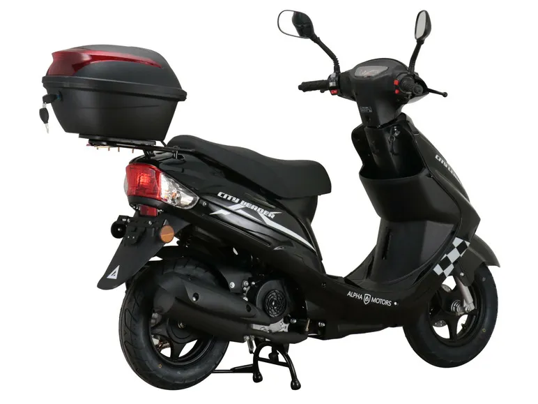 Motorroller CityLeader 50 ccm EURO 5 inkl. Topcase