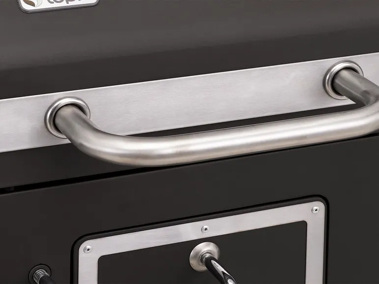 tepro Kohle-Gas-Grill »Toronto Kombi«, 8,7 kW Leistung, 3 Edelstahlbrenner, 2 Ablagen