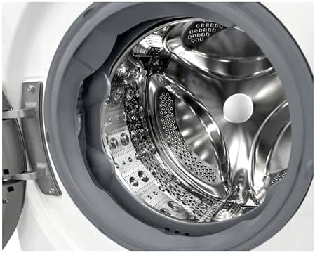 LG F4WV7080, Klasse A, Frontlader-Waschmaschine 8 kg, 1400 U/Min, AI Direct Drive, Wi-Fi, Tiefenreinigung mit Dampf, Große Kapazität, TRIPLE A, Außentür aus Sicherheitsglas, 62 x 60 x 85 cm ꟷ Weiß