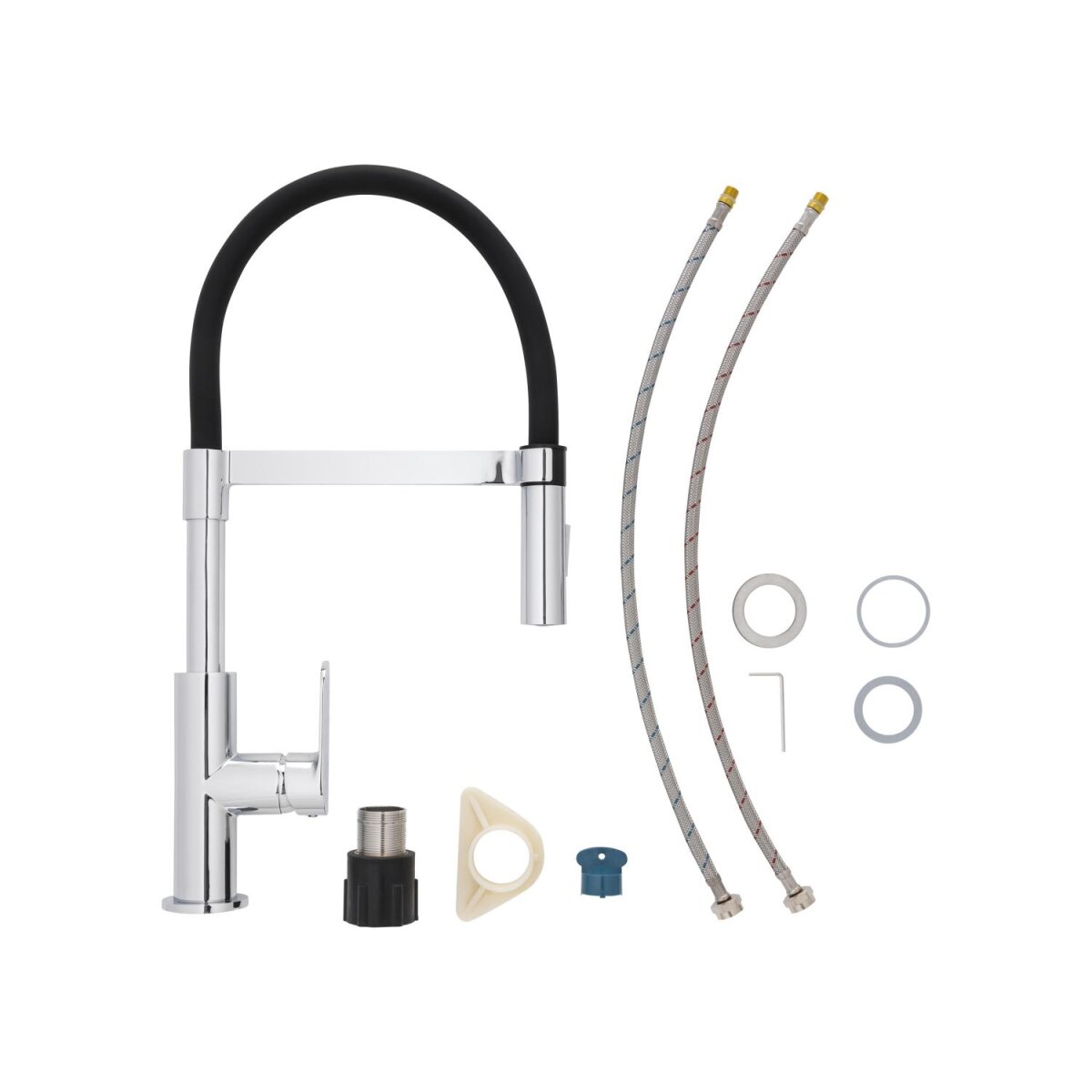 LIVARNO home Küchenarmatur mit herausziehbarer Brause - B-Ware