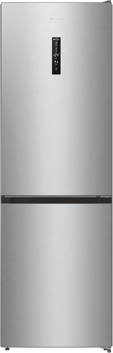 Gorenje N 619EAW4 Kühl-Gefrier-Kombination / LED Display / 186 cm / 300 l / NoFrostPLus / Gemüsefach mit Feuchteregler / FastFreeze / weiß