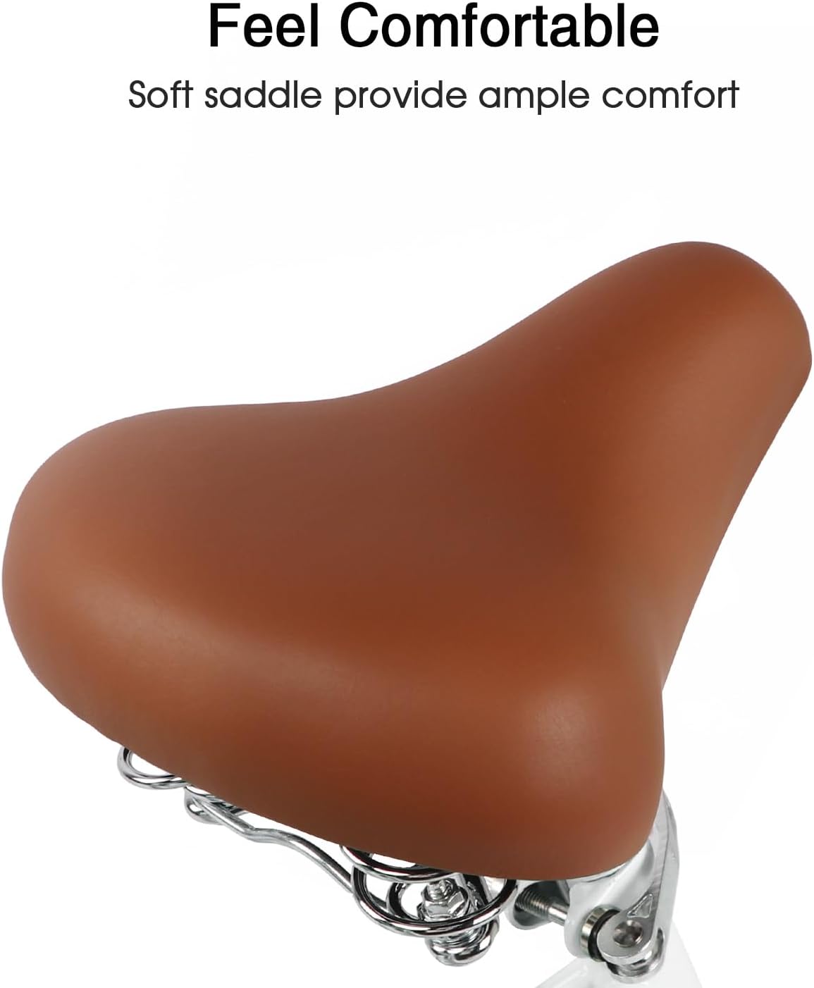 Glerc Missy 20 24 26 Zoll Mädchen City 6-Gang Hybrid Cruiser Fahrrad mit Weidenkorb für Jugend über 6-Jahre alt, mehrere Farben