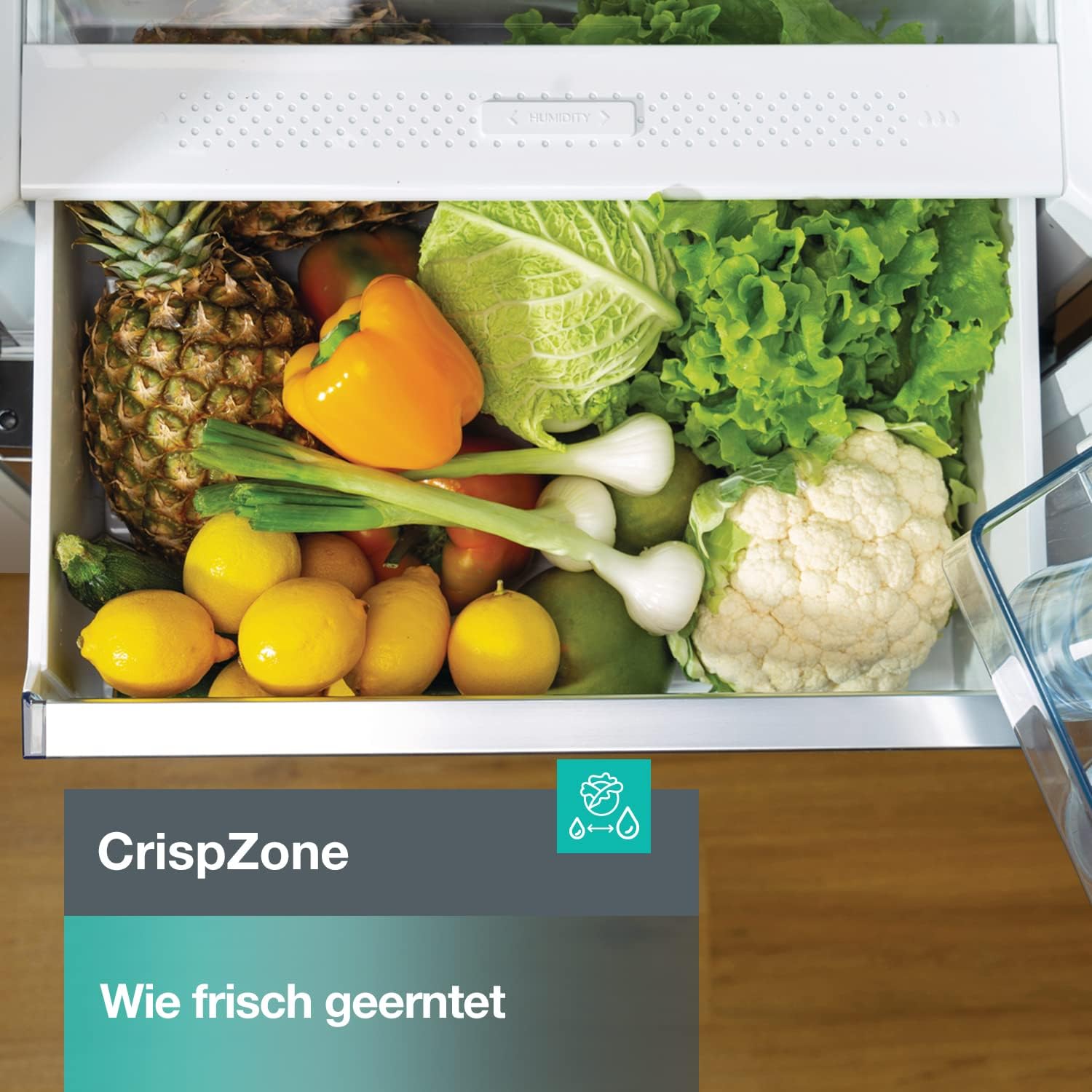 Gorenje N 619EAW4 Kühl-Gefrier-Kombination / LED Display / 186 cm / 300 l / NoFrostPLus / Gemüsefach mit Feuchteregler / FastFreeze / weiß