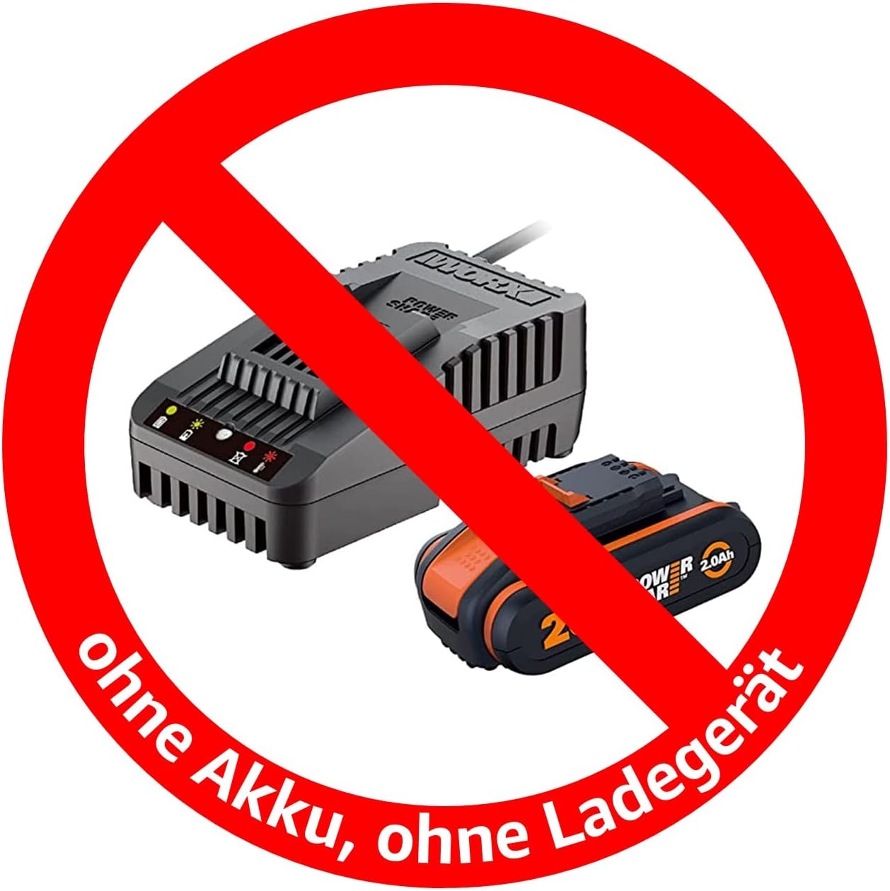 WORX WG743E Akku-Rasenmäher 40V – Profi Rasenmäher mit Mulchfunktion & PowerShare Akku – Rasenmähen ohne Kabel – Ideal für Gärten bis zu 500m²