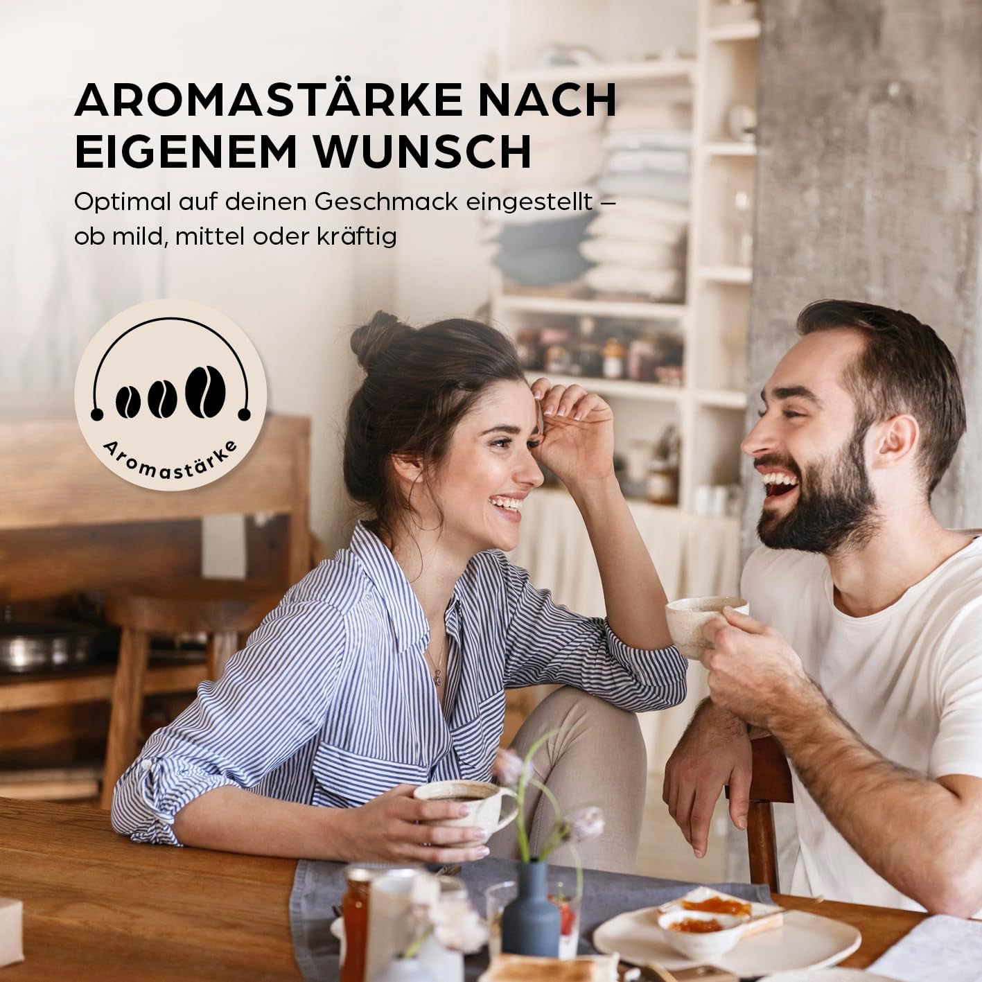 Barista Filterkaffeemaschine mit verstellbarem Mahlwerk & Thermokanne | Warmhaltefunktion, 24h Timer & Permanentfilter | Für 10 Tassen Kaffee | Kaffeemaschine für Bohnen & Pulver [Edelstahl]