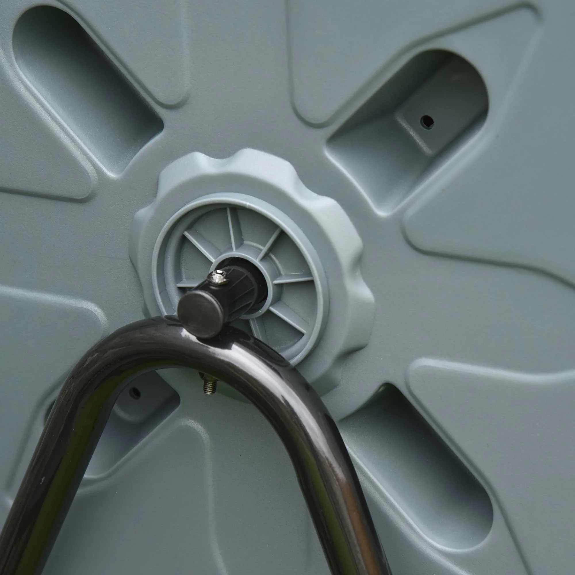 Outsunny Komposter Trommel 2 Kammern 360° drehbar