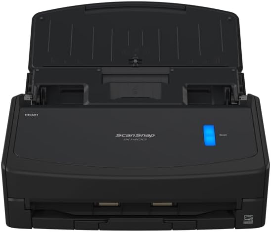 ScanSnap iX1400 Desktop Dokumentenscanner (Schwarz) - A4, Duplex, USB 3.2 mit ADF