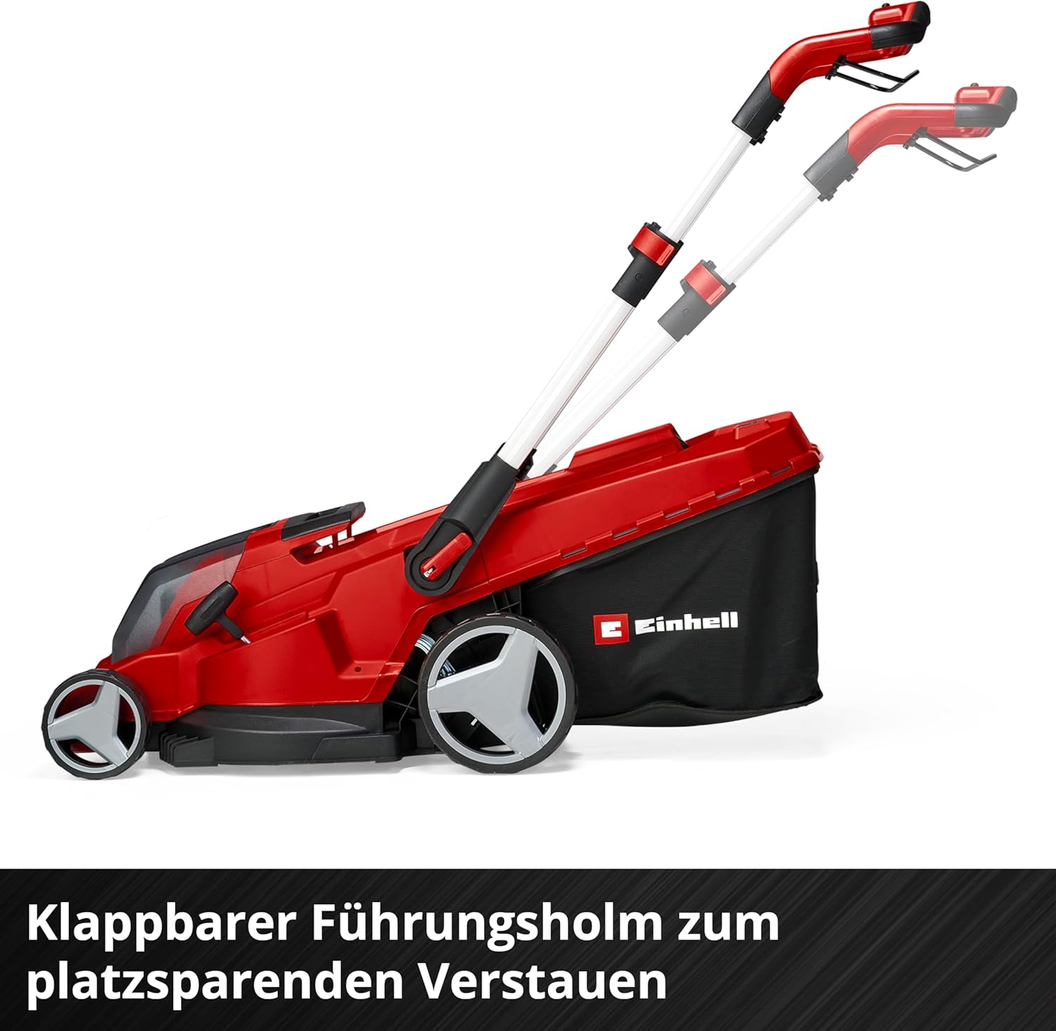 Einhell Akku-Rasenmäher RASARRO 36/42 Kit Power X-Change (36V, 42 cm Schnittbreite, bis 725 m², Brushless, 50L Fangkorb, Mulchfunktion, inkl. 2x 5,2Ah + 1x Twincharger)
