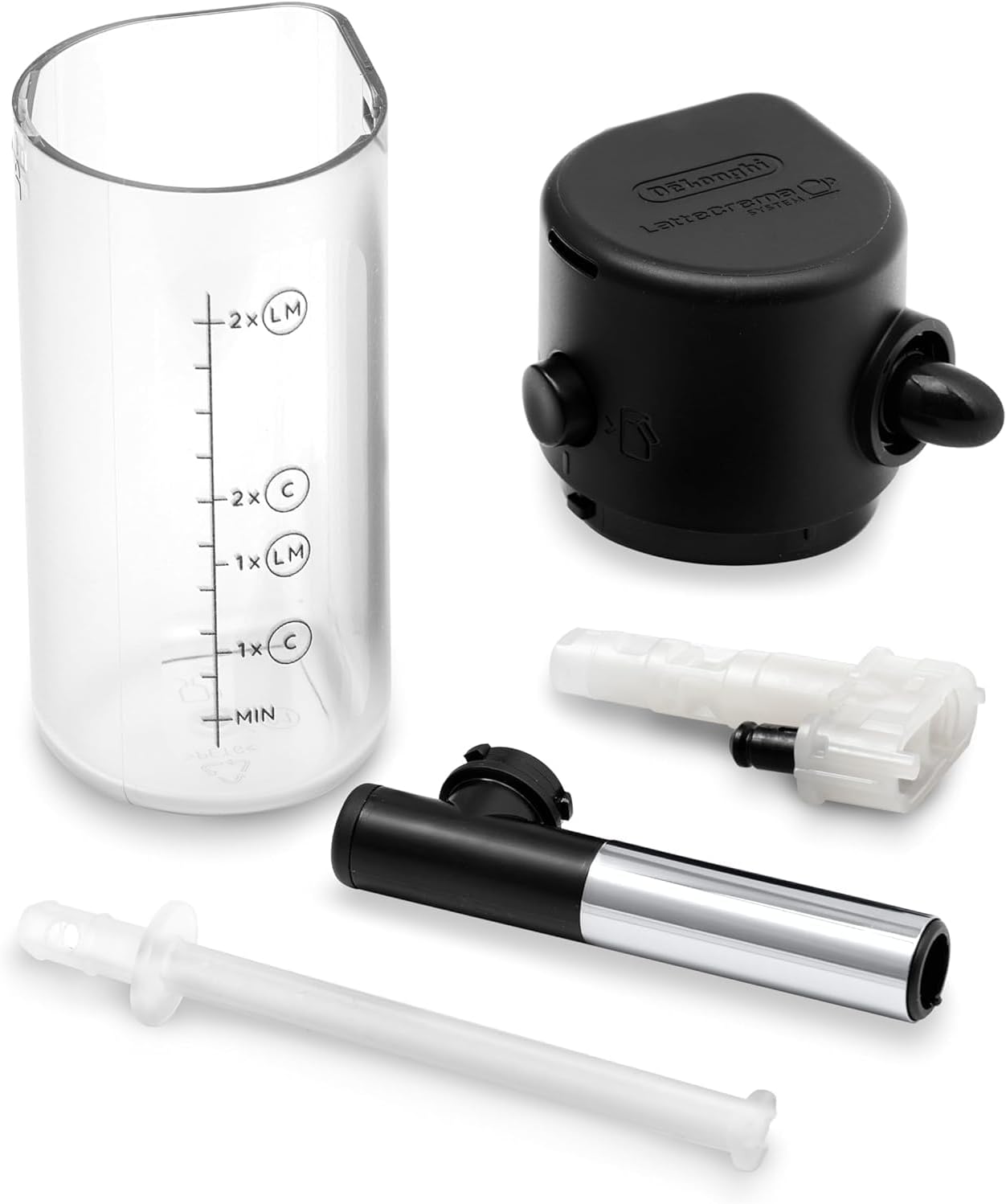 De'Longhi Magnifica Evo ECAM 292.81.B Kaffeevollautomat mit LatteCrema Milchsystem, 7 Direktwahltasten für Cappuccino, Espresso und weitere Kaffeespezialitten, 2-Tassen-Funktion, Schwarz