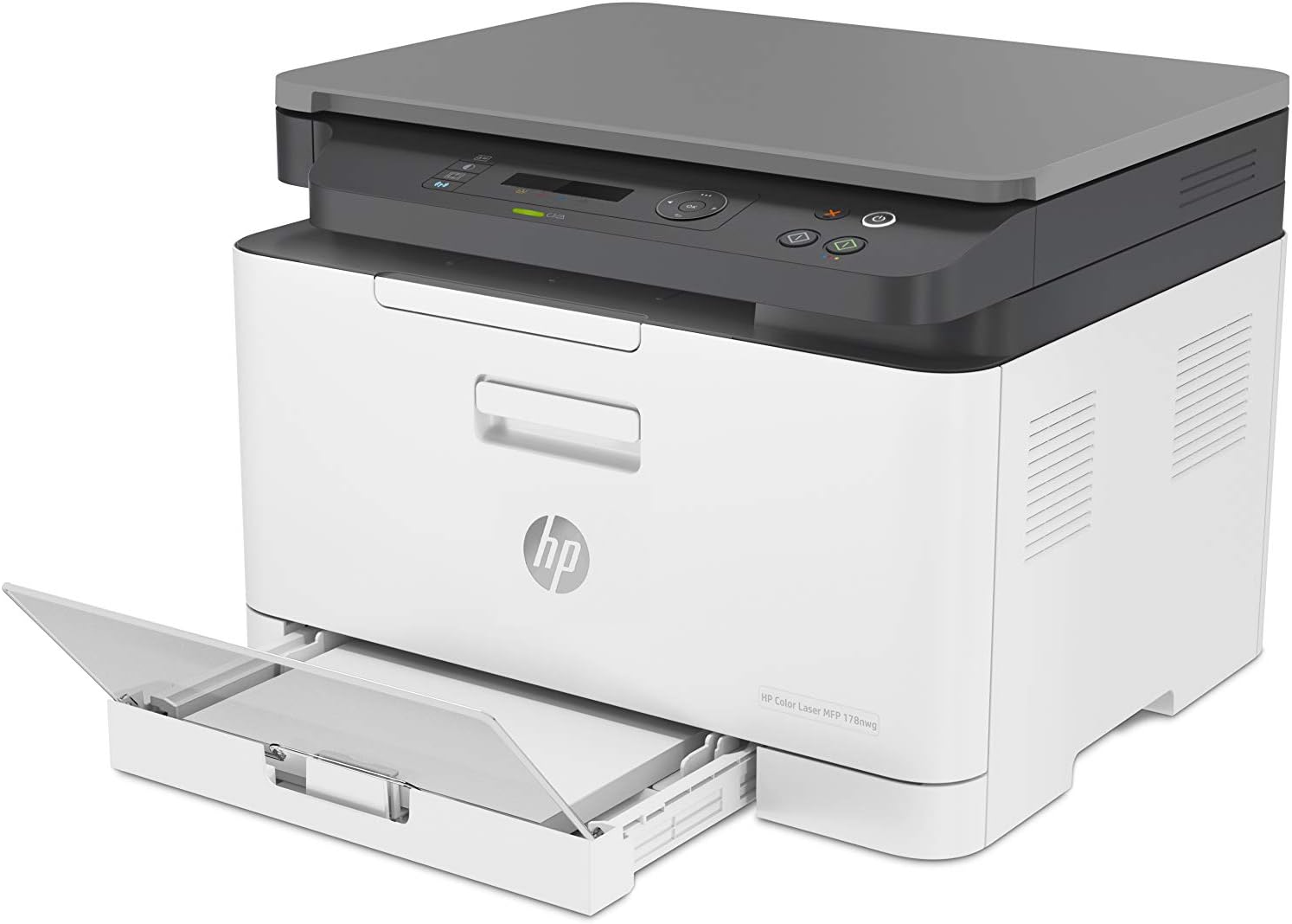 HP Color Laser MFP 179fwg Multifunktions-Farblaserdrucker, Drucken, Kopieren, Scannen, Faxen, Automatische Dokumentenzuführung, Wi-Fi, Ethernet, USB, HP Smart App