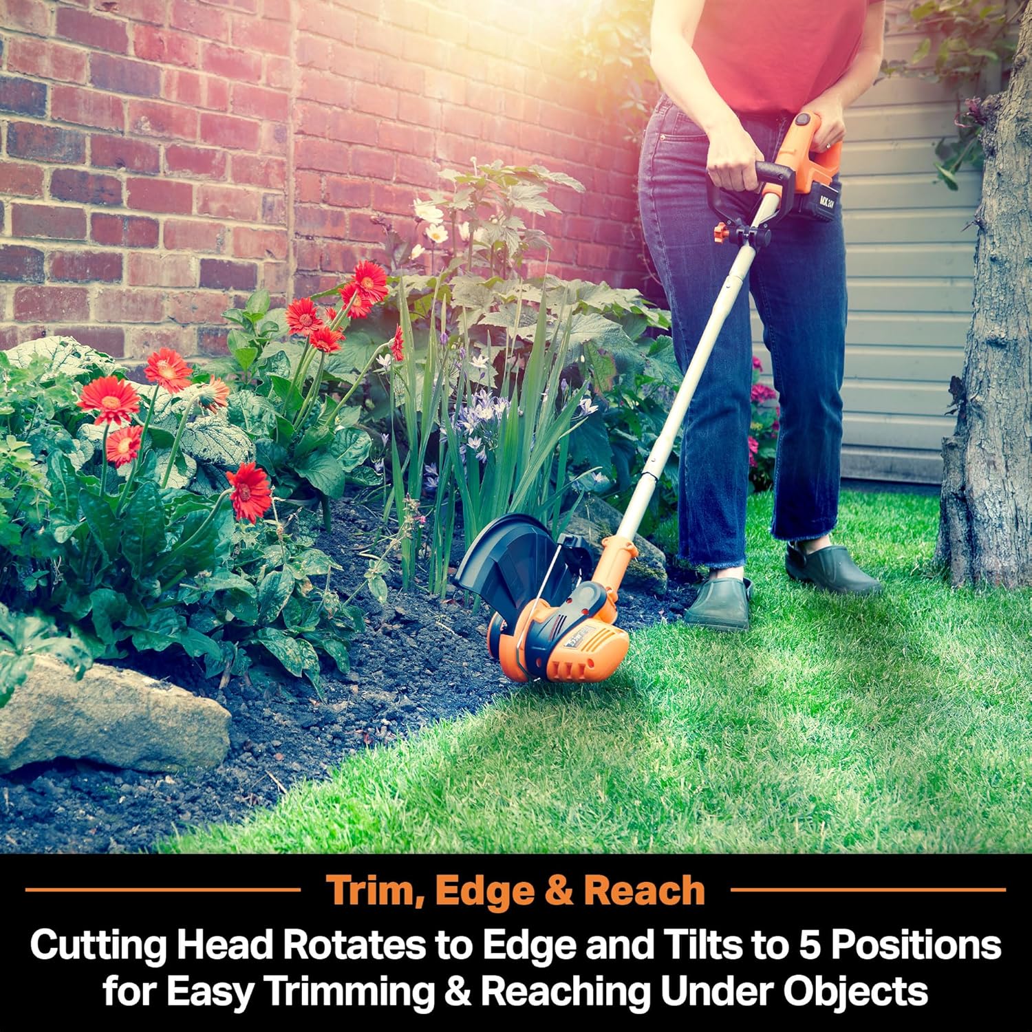 LawnMaster VBRM16 OcuMow Mhroboter für geeignet für bis zu 100 qm-Selbstfahrender Rasenmher Roboter mit MX 24V 4.0Ah Lithium-Ionen Akku Ohne Kabel