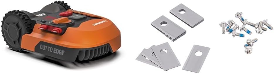 WORX Landroid M WR141E Mhroboter/Akkurasenmher für kleine Grten bis 500 qm/Selbstfahrender Rasenmher für einen sauberen Rasenschnitt, Bunt