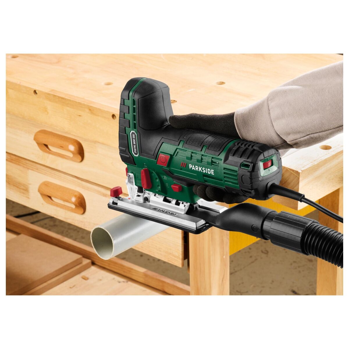 PARKSIDE® Pendelhubstichsäge »PSTK 800 G5«, mit 3-stufig einstellbarem Pendelhub - B-Ware neuwertig