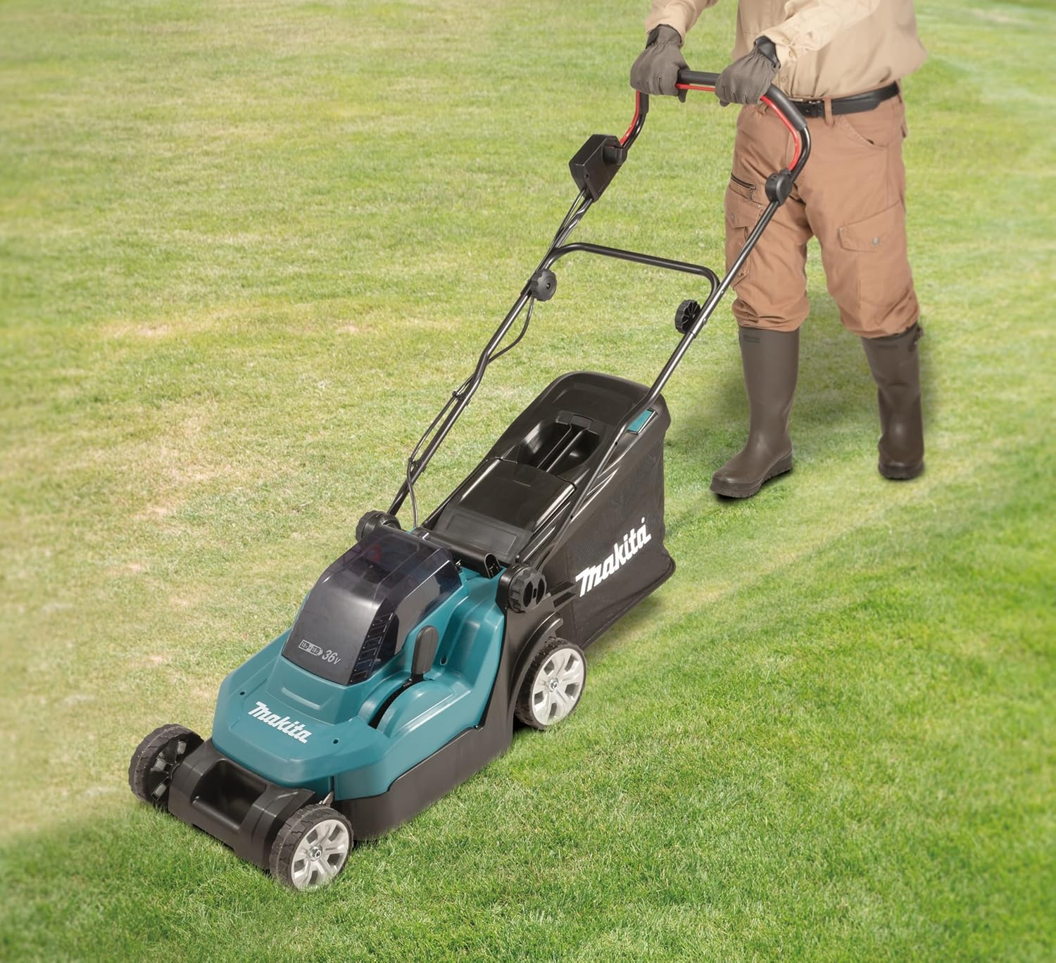 Makita DLM382Z Akku-Rasenmäher 2x18 V (ohne Akku, ohne Ladegerät)