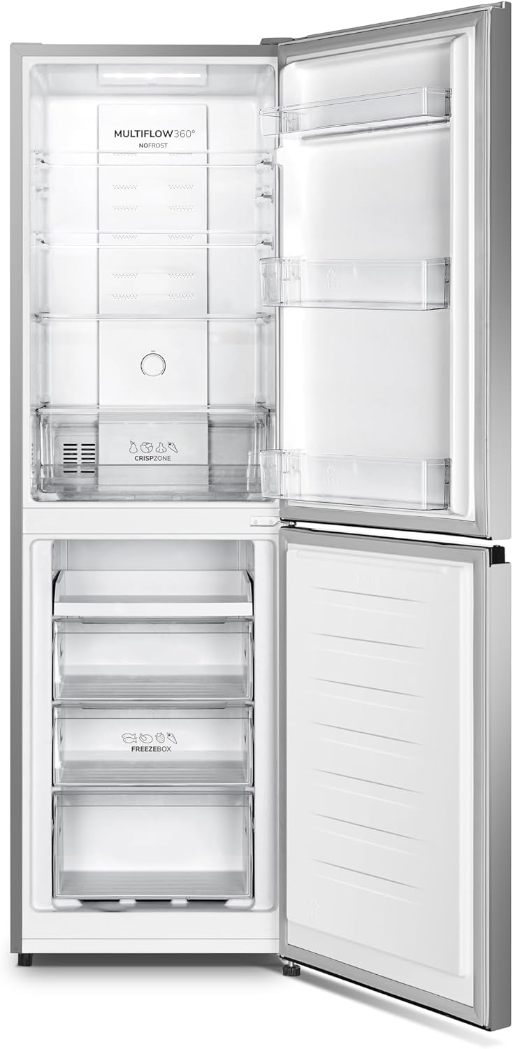 Gorenje N 619EAW4 Kühl-Gefrier-Kombination / LED Display / 186 cm / 300 l / NoFrostPLus / Gemüsefach mit Feuchteregler / FastFreeze / weiß