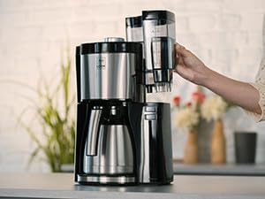 Melitta Look Perfection - Filterkaffeemaschine - mit Thermokanne - Tropfstopp - 10 Tassen - Schwarz (1025-16)