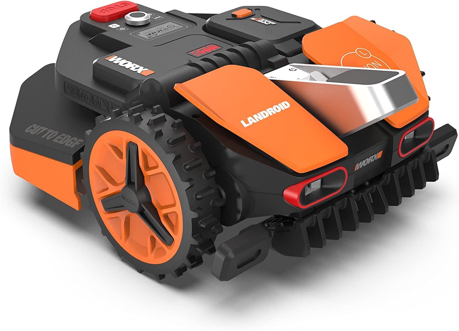 WORX Landroid M WR141E Mhroboter/Akkurasenmher für kleine Grten bis 500 qm/Selbstfahrender Rasenmher für einen sauberen Rasenschnitt, Bunt